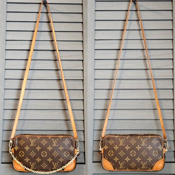 Authentic LOUIS VUITTON Monogram Marly Dragonne PM Crossbody - Picture 3 of 11